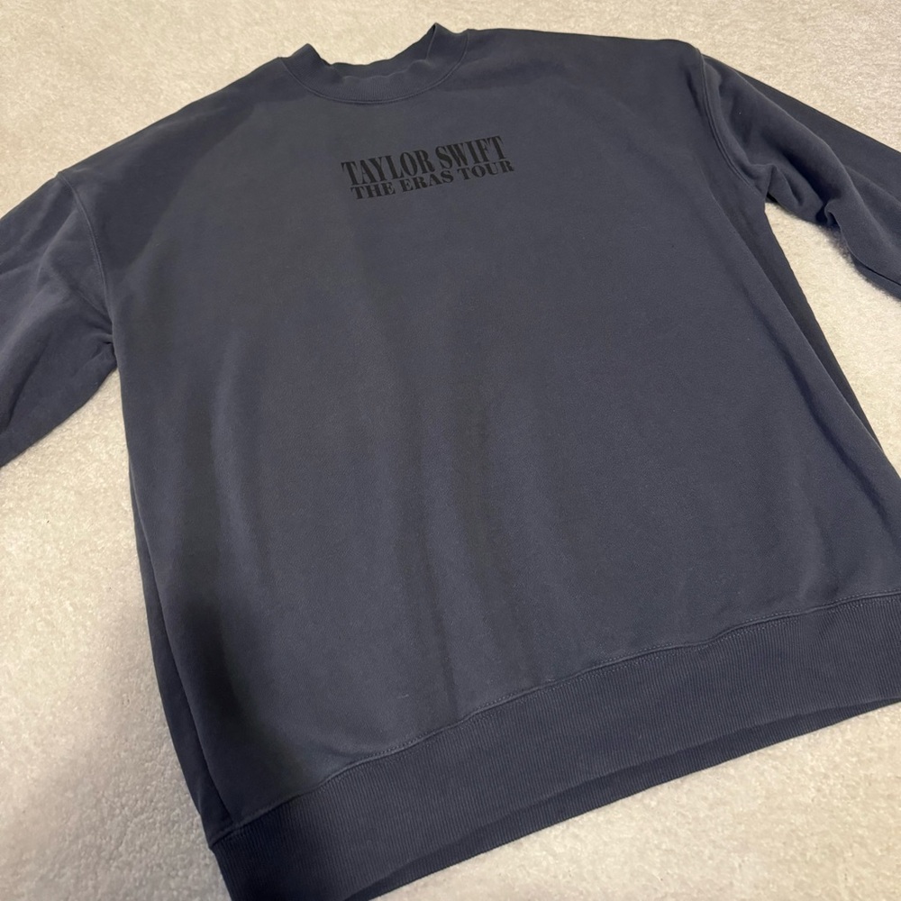 Taylor Swift Eras Tour Blue Crew Neck